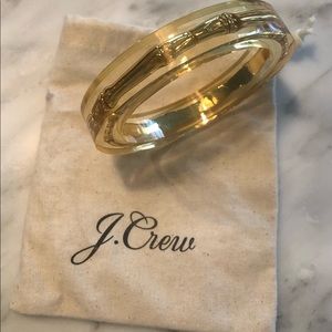 JCREW Acrylic and Gold Bangle Bracelet